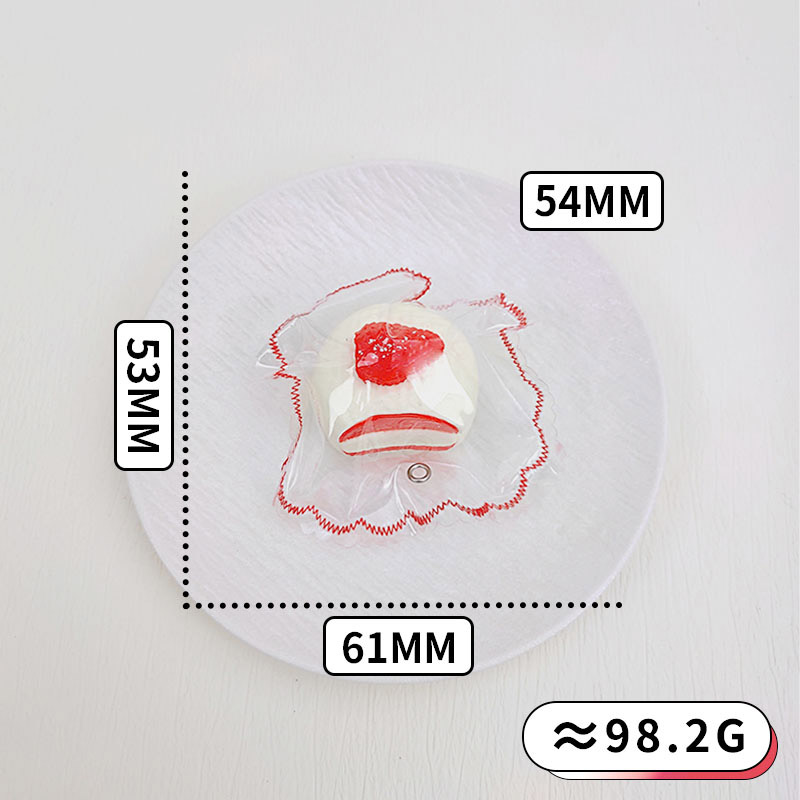 彩色一口大小的馅饼软玩具